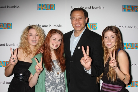 Kacie Sheik, Allison Case, Peter Litchenthal (President Bumble and Bumble and Caissie Photo